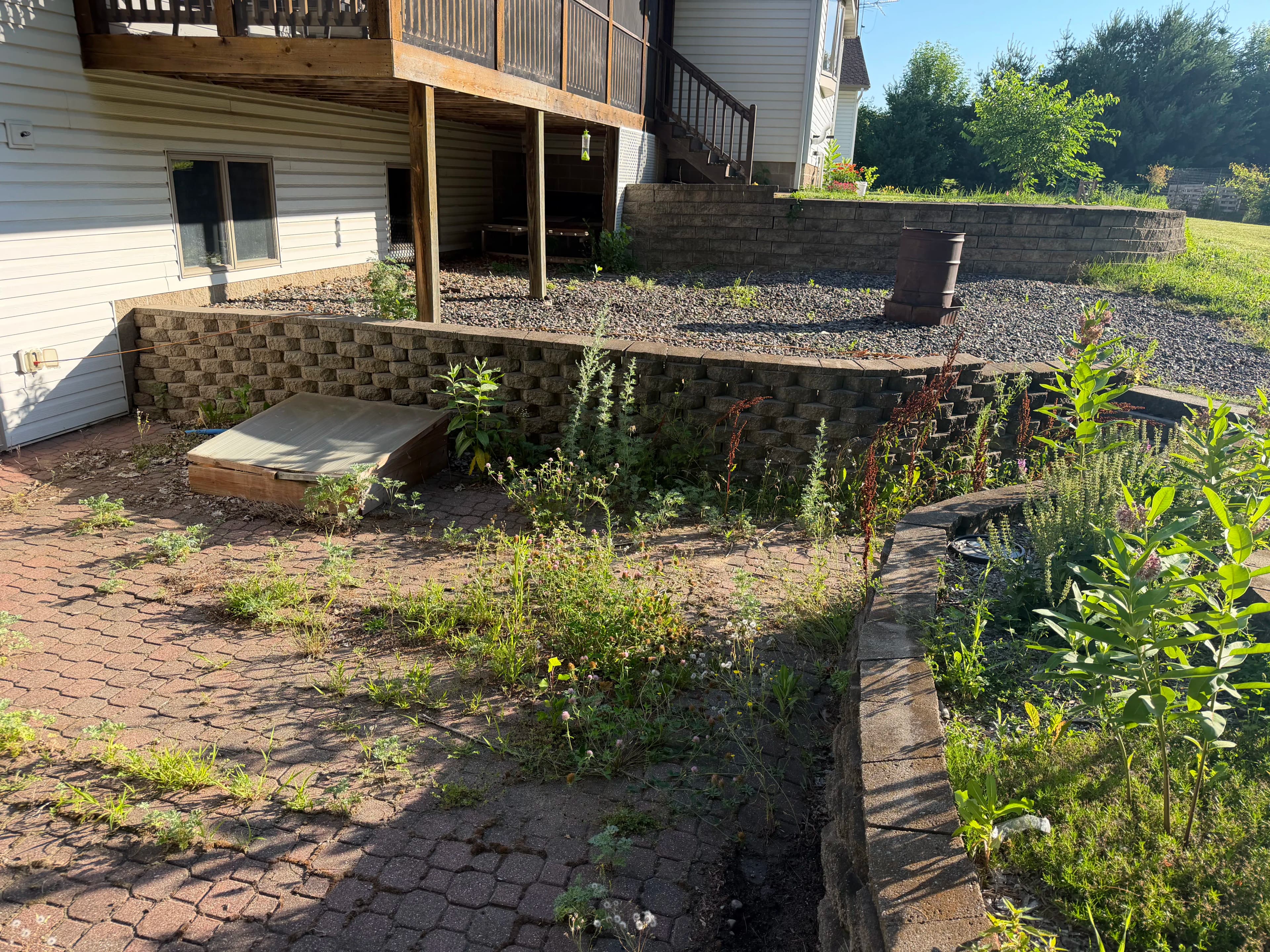 Project Concrete Patio and Retaining Wall Upgrade in Princeton MN image