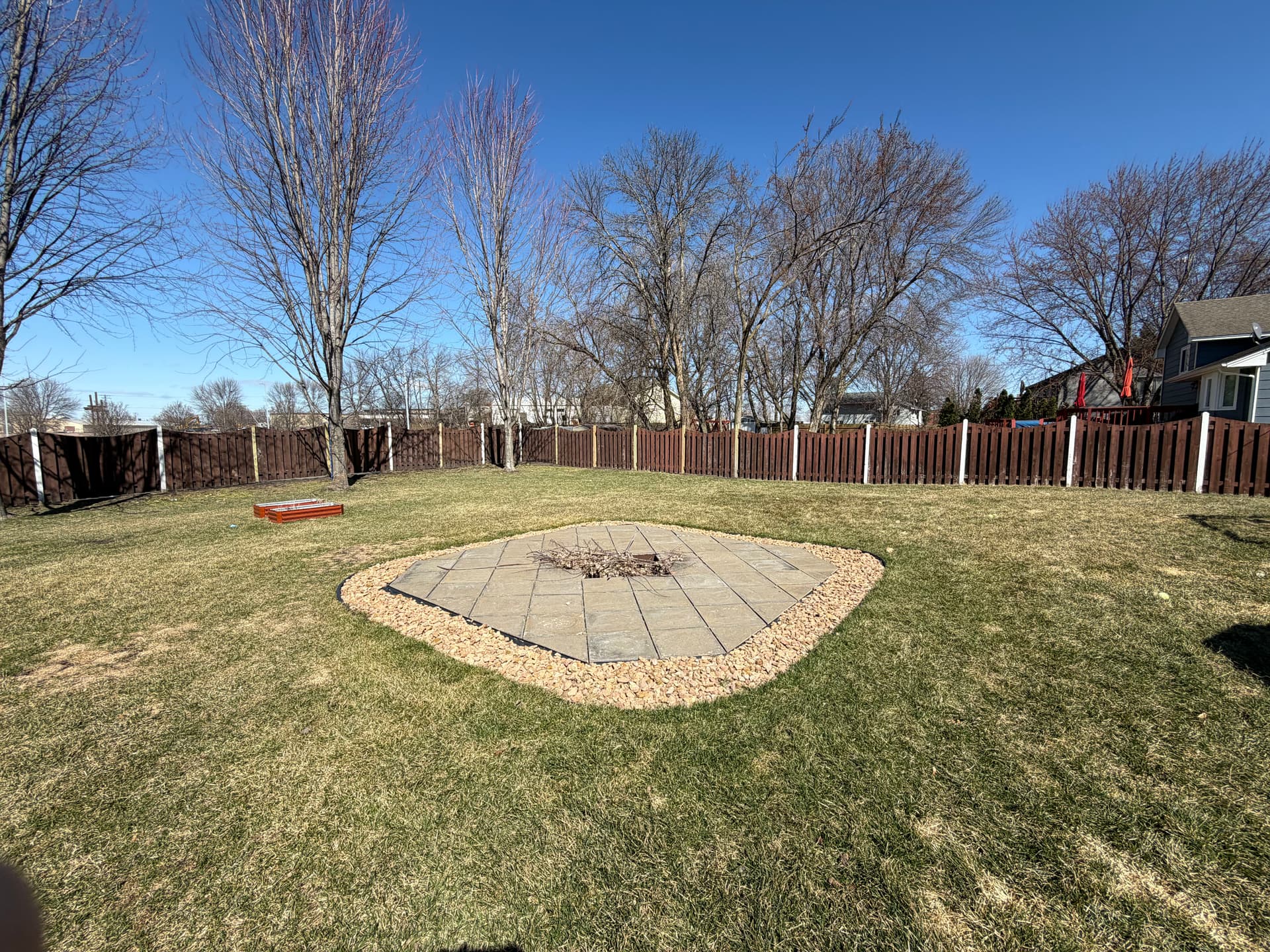 Backyard Patio and Fire Pit Build in Rogers MN