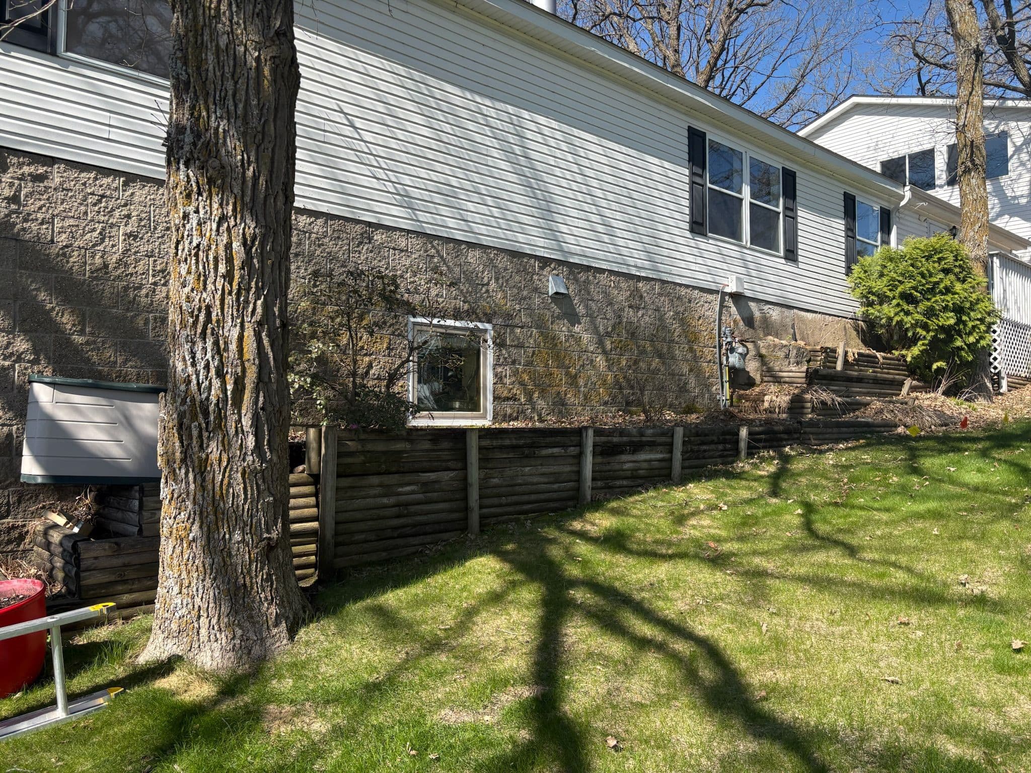 Project Swapping Out Old Landscape Timbers for Block Retaining Walls in Clear Lake image