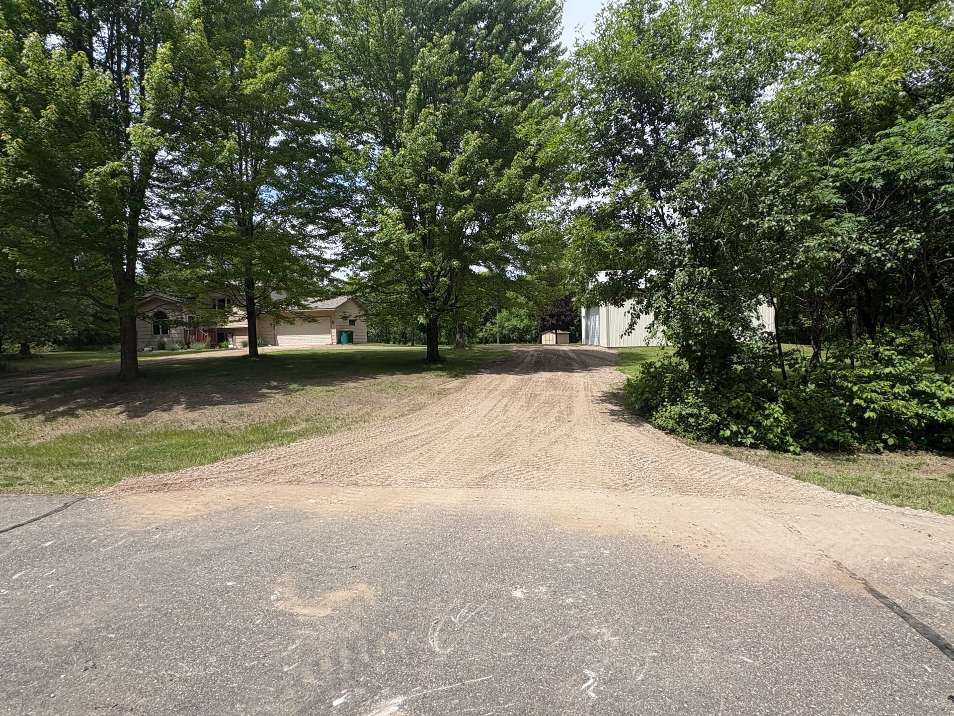 Gravel Driveway Regrade and Fresh Material Top Layer image